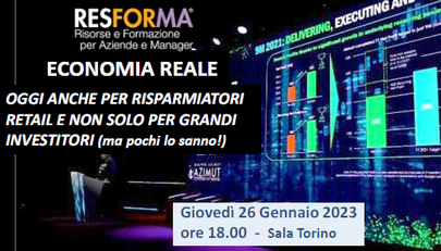 Resforma propone corso Economia reale