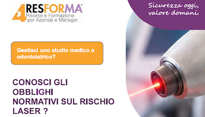 Resforma propone corso rischio laser studio medico
