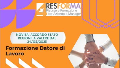 Resforma propone Corso formazione datore di lavoro
