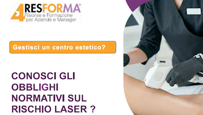 Resforma propone Corso rischio laser centro estetico