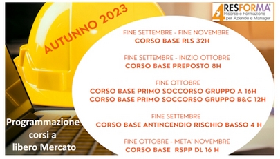 Corsi generali libero mercato Resforma