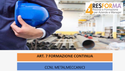 Corso metalmeccanici Resforma