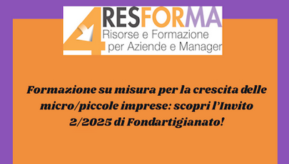 Resforma propone corso crescita micro/piccole aziende